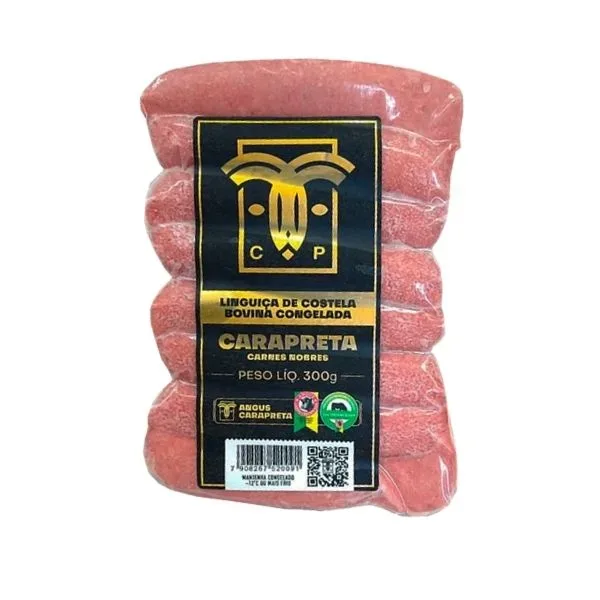 Linguiça de Costela Cara Preta 300g 1 Linguiça de Costela Cara Preta 300g