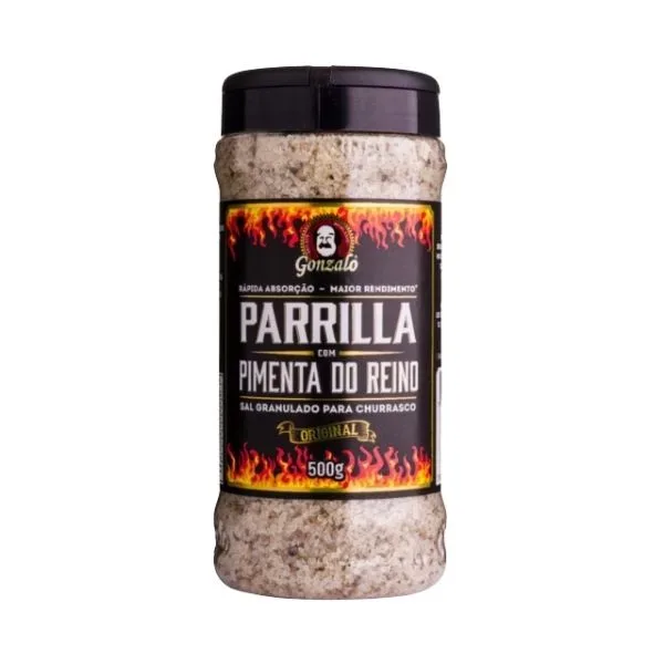 Sal Gonzalo Parrilla com Pimenta do Reino 500g 1 Sal Gonzalo Parrilla com Pimenta do Reino 500g