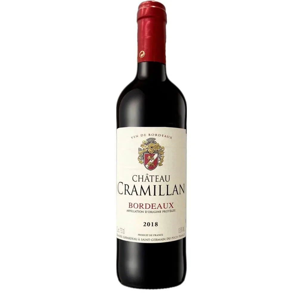 Vinho Francês Bordeaux Chateau Cramillan 2018 750ML 1 Vinho Francês Bordeaux Chateau Cramillan 2018 750ML