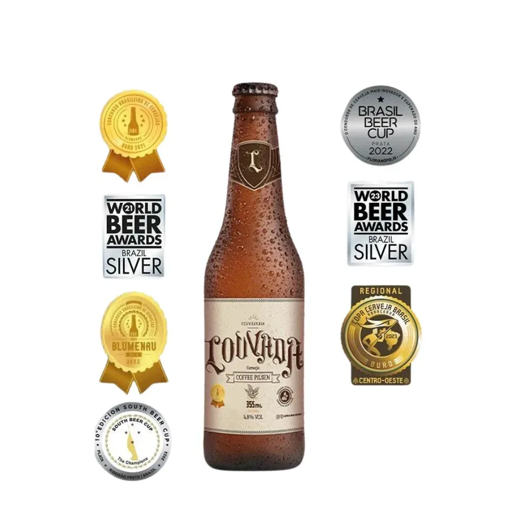 Cerveja Louvada Coffee Pilsen 355ml