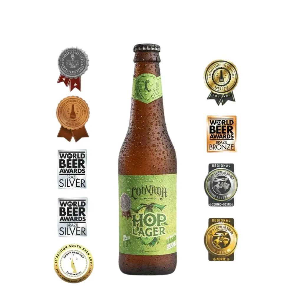 Cerveja Louvada Hop Lager 355ml
