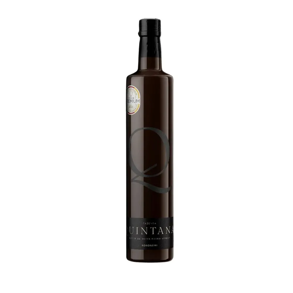 Azeite de Oliva Extravirgem Fazenda Quintana Koroneiki 500ml 1 Azeite de Oliva Extravirgem Fazenda Quintana Koroneiki 500ml
