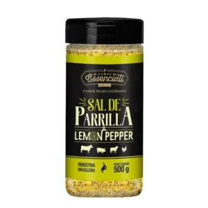 Sal de Parrilla c/ Lemon Pepper Essenciati - 500g