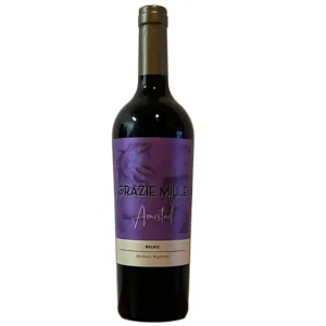 Vinho Argentino Grazie Mille Amistad Malbec - 2022 750ML