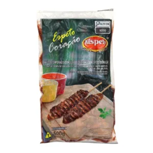 Espetinho de Coração Kispeto 500g