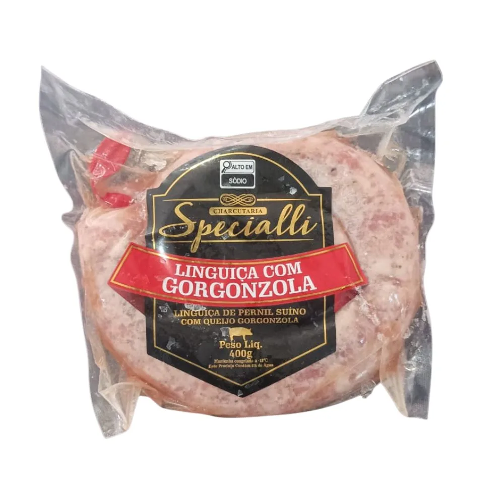 Linguiça Gorgonzola Specialli 400g 1 Linguiça Gorgonzola Specialli 400g