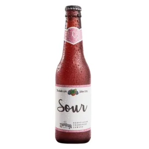 Cerveja Louvada Sour Framboesa e Amora 355ML
